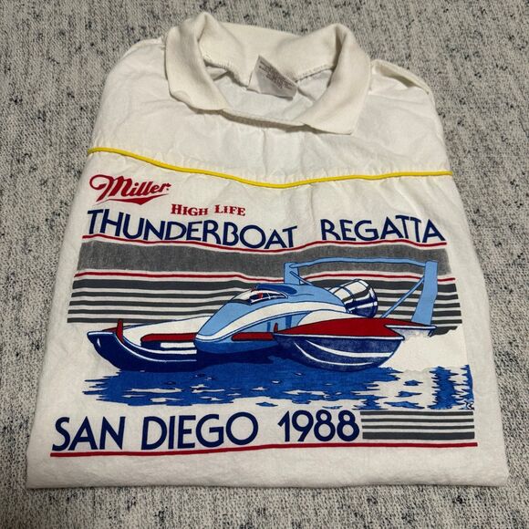 Thunderboat Regatta Miller Beer San Diego 1988 vintage rare 80s OS - Picture 4 of 4